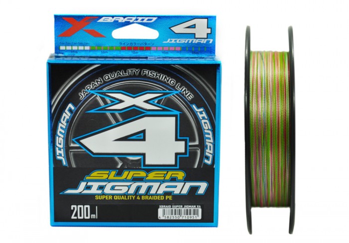 Шнур YGK X-Braid Super Jigman X4 200m