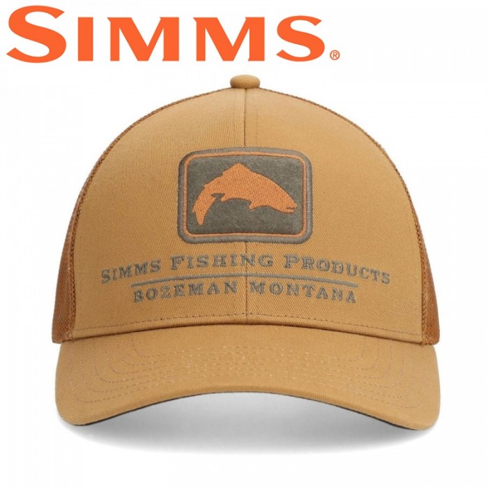 Кепка Simms Double Haul Icon Trucker (Chestnut)