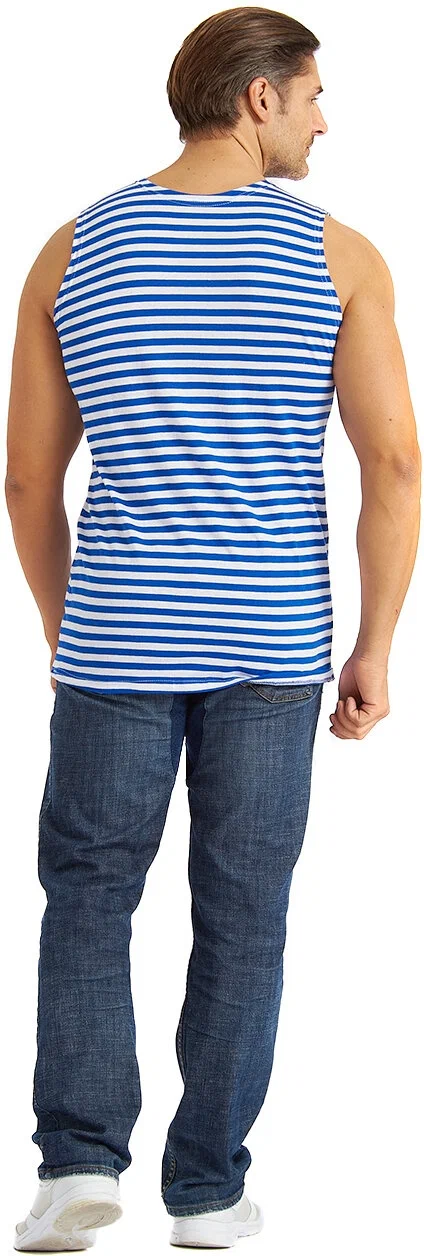 Майка-тельняшка, синяя (Банзай)