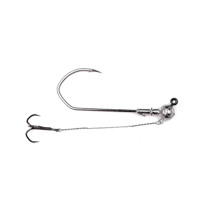 Джиг головка "Коготь" 6/0 со стингером 100мм тройник Барбариан