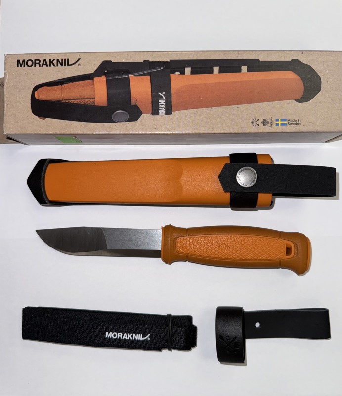 Нож туристический Morakniv Kansbol Burnt Orange с мульти креплением нерж.сталь (темно-оранжевый)