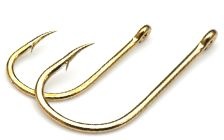 Крючок K-Beak w/eye gold 50108