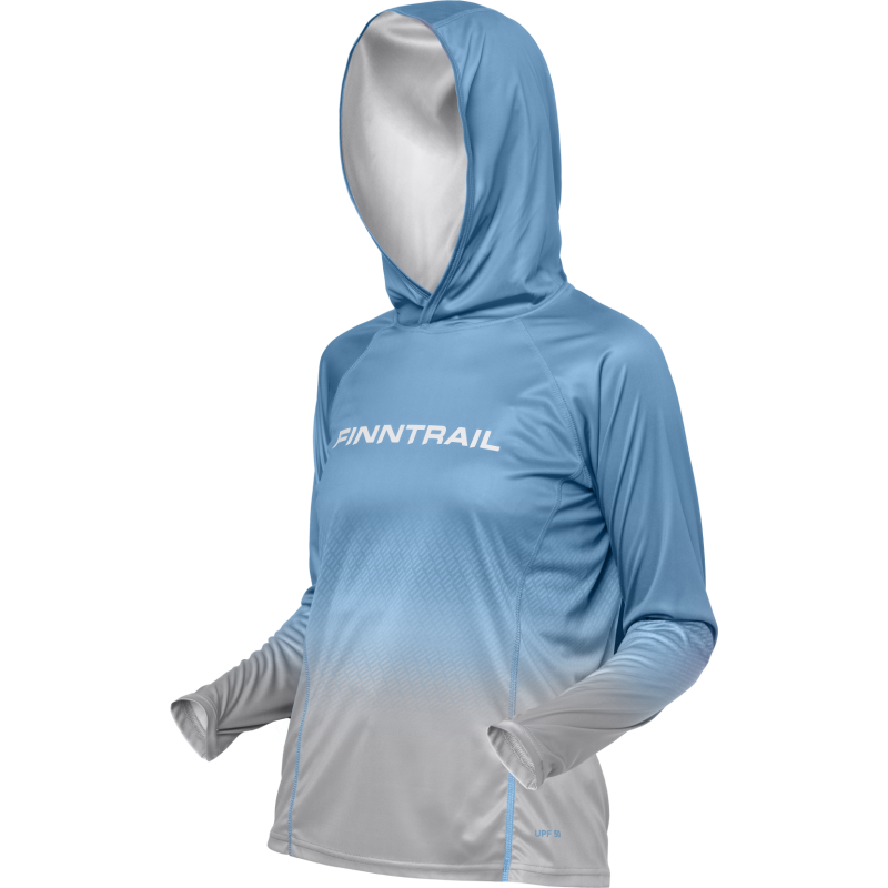 Лонгслив женский Venus Hood W 6621 LightBlue