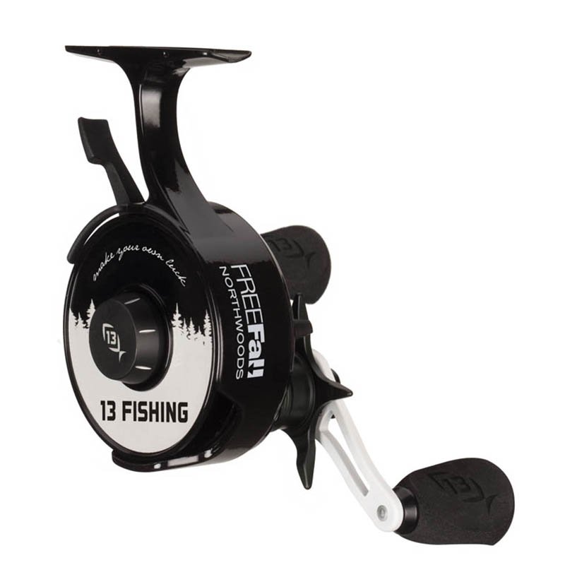 Катушка 13 FISHING FreeFall Carbon - Inline Ice Fishing Reel - Northwoods Edition - 2.5:1RH (правая)