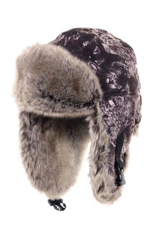 Шапка-ушанка Буран (алова, серый шельф) ОРИОН Размер Б/Р