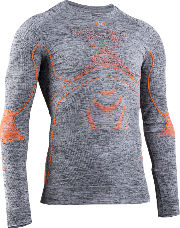 Футболка X-BIONIC® ENERGY ACCUMULATOR 4.0 MELANGE SHIRT ROUND NECK LG SL Men EA-WT41W19M-G372