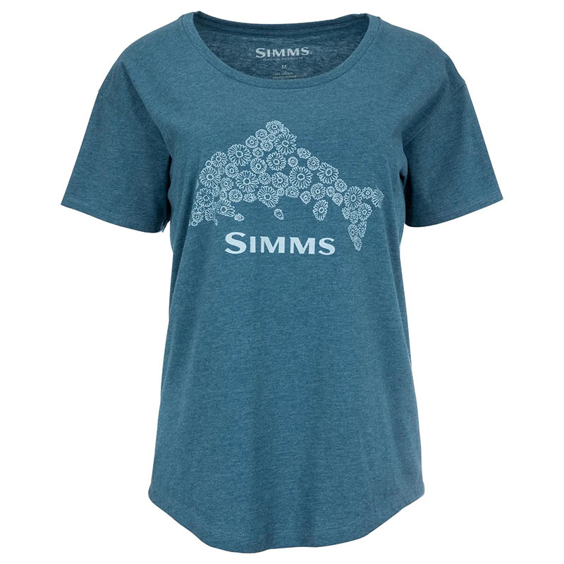 Футболка Simms Women's Floral Trout T-Shirt