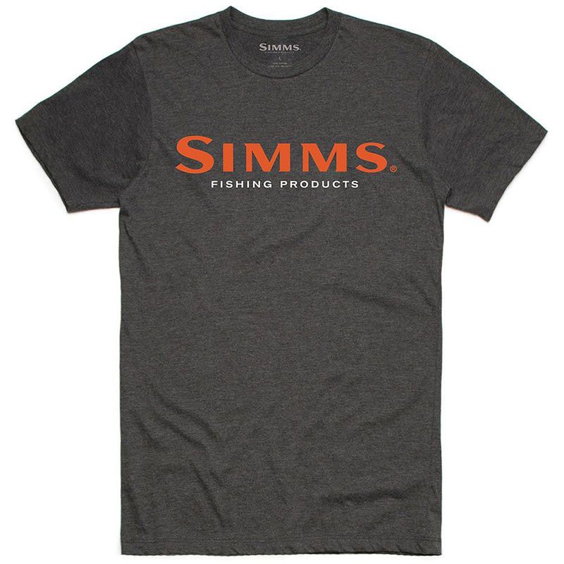 Футболка Simms Logo T-Shirt (Charcoal Heather)