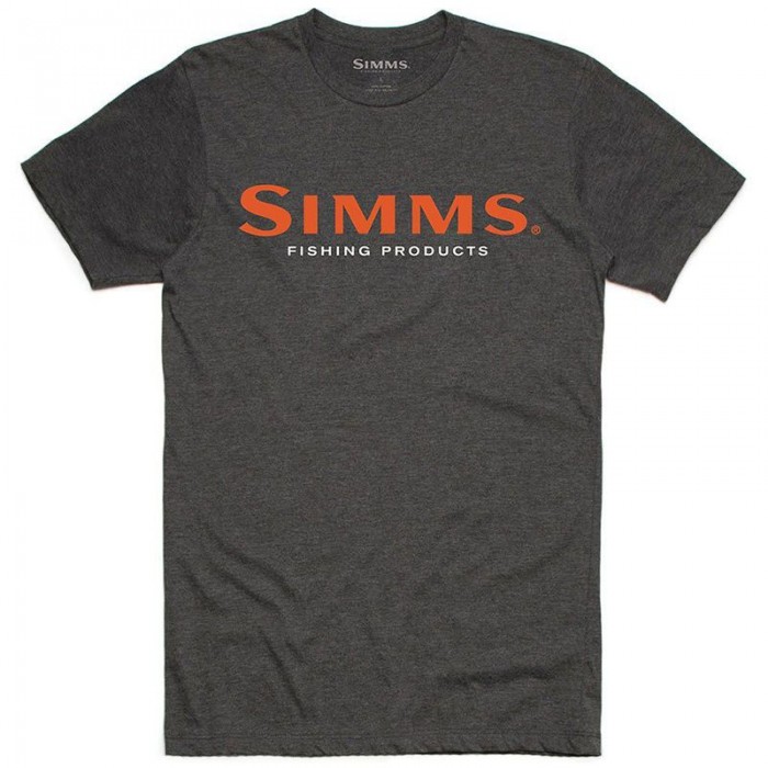 Футболка Simms Logo T-Shirt (Charcoal Heather)