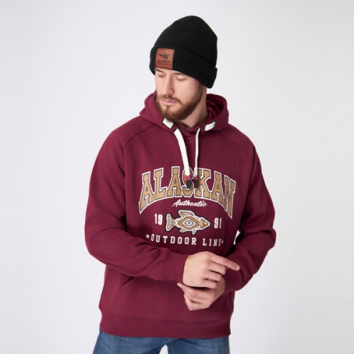 Толстовка Alaskan Promo Hoodie Claret
