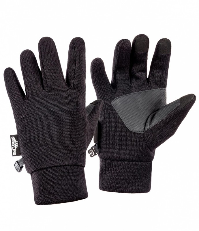 Перчатки флисовые "Navaga(Навага)" (черный) GRWG-01BLK