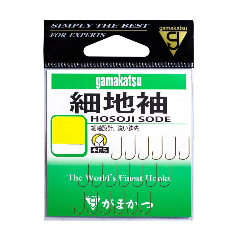 Крючок Hosoji Sode Gamakatsu с лопаткой, покрытие BR