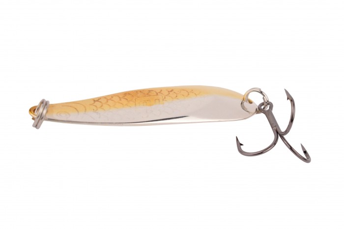 Блесна RB Фламинго 21гр., серебрение/золочение