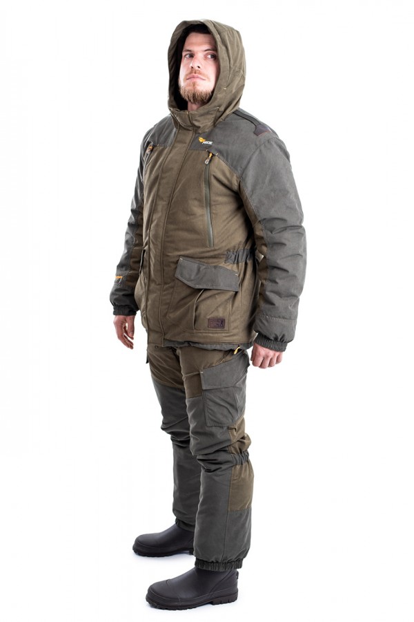 Костюм для охоты PRIDE Магнум полукомбинезоном зимний хаки