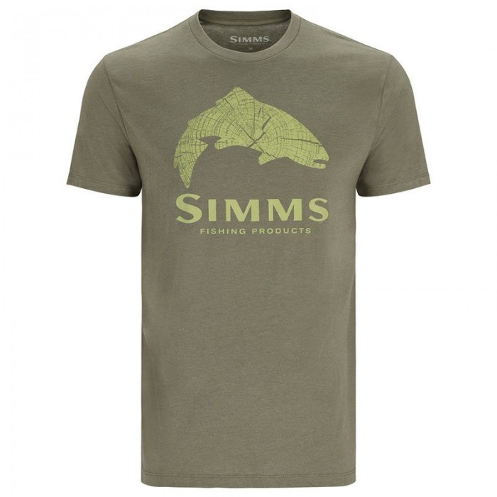 Футболка Simms Wood Trout Fill T-Shirt