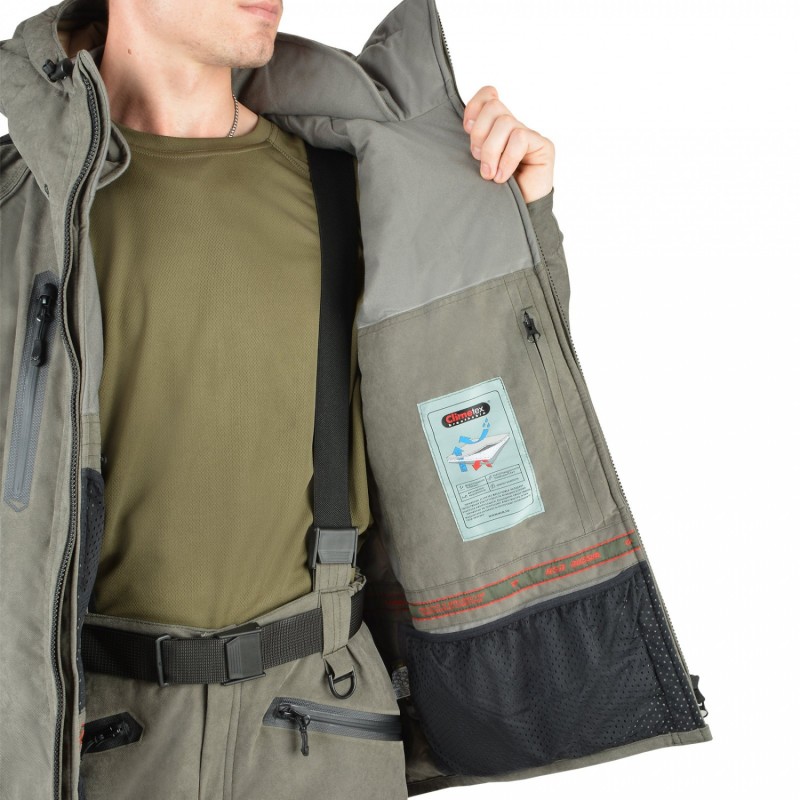 Костюм мужской демисезонный "STALKER II" -15, ISLANDIYA серый 98112-16