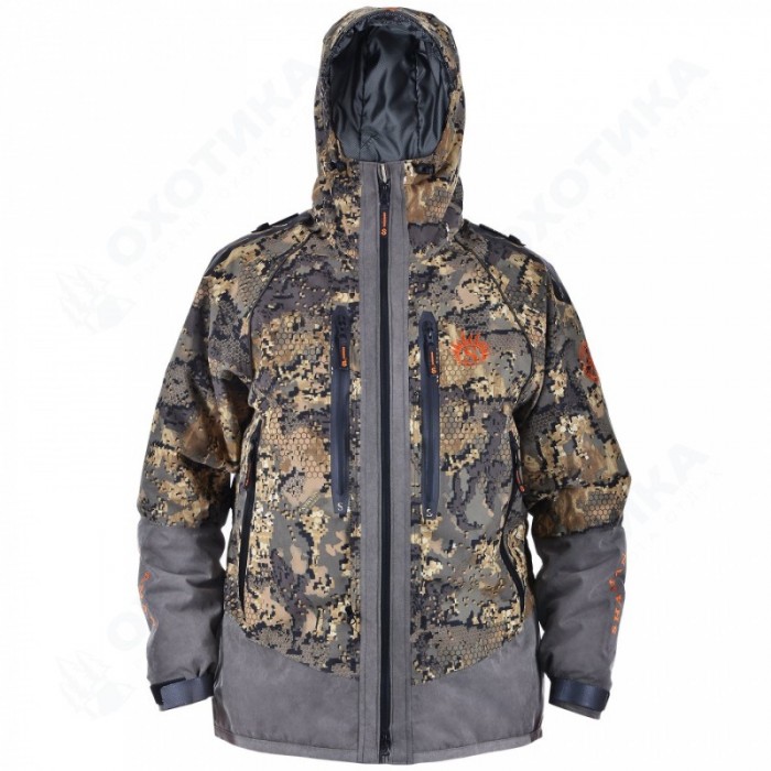 Костюм мужской демисезонный "Tracker V", zamsha, дуб/oak wood S-315-2