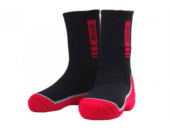 Носки Alaskan black/red*