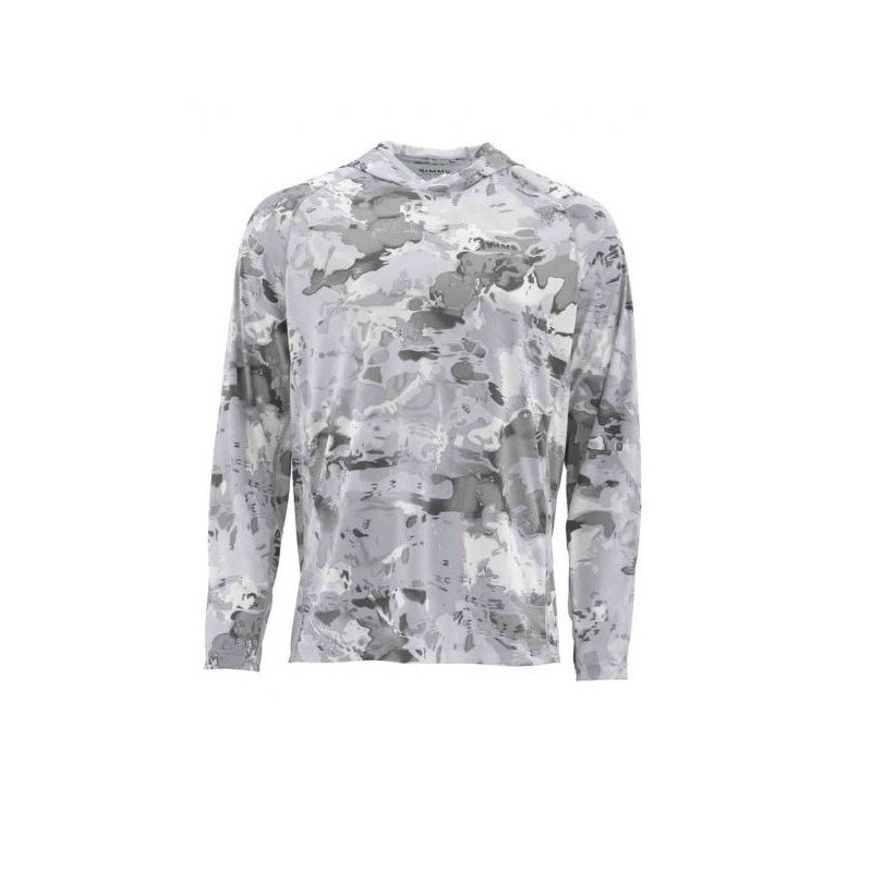 Термофутболка Simms SolarFlex LS Crewneck - Print