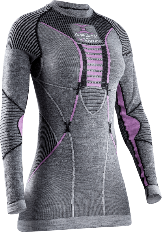 Футболка APANI® 4.0 MERINO SHIRT ROUND NECK LG SL WMN AP-WT06W19W-B343