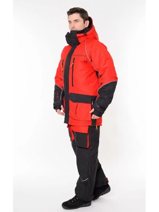 Костюм "YAKUTIYA PRO" -50 ПК (Таслан, Красно-серый) TRITON