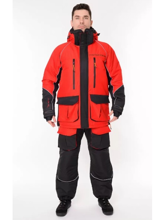 Костюм "YAKUTIYA PRO" -50 ПК (Таслан, Красно-серый) TRITON