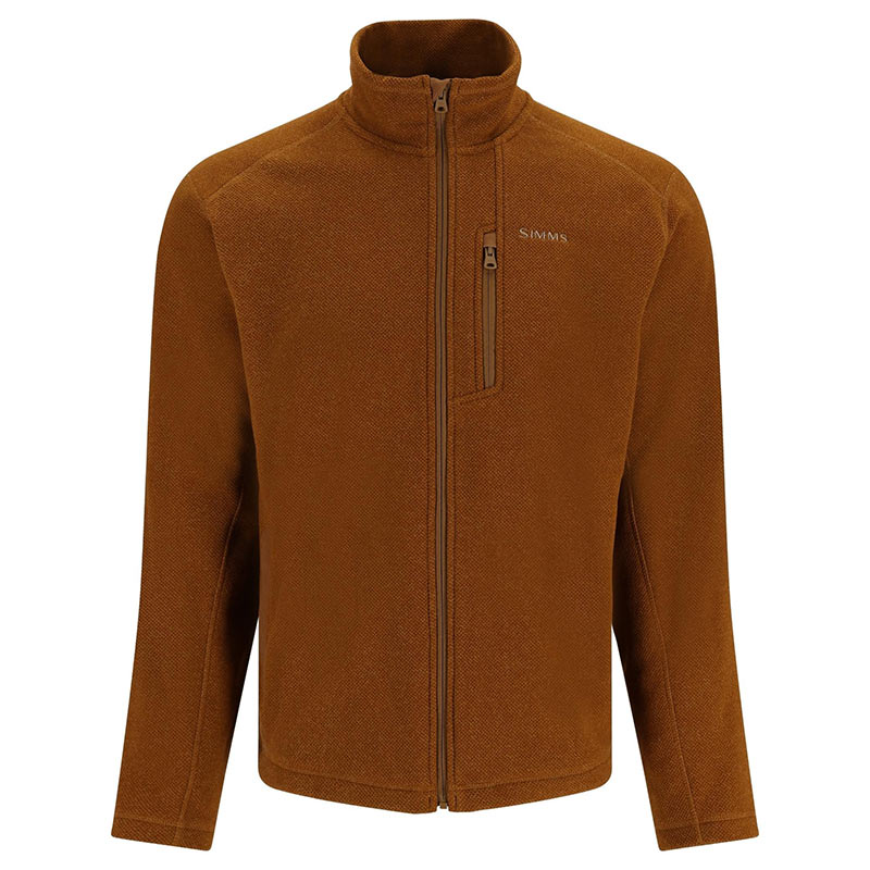 Пуловер Simms Rivershed Full Zip Fleece Jacket (Cobia Heather)