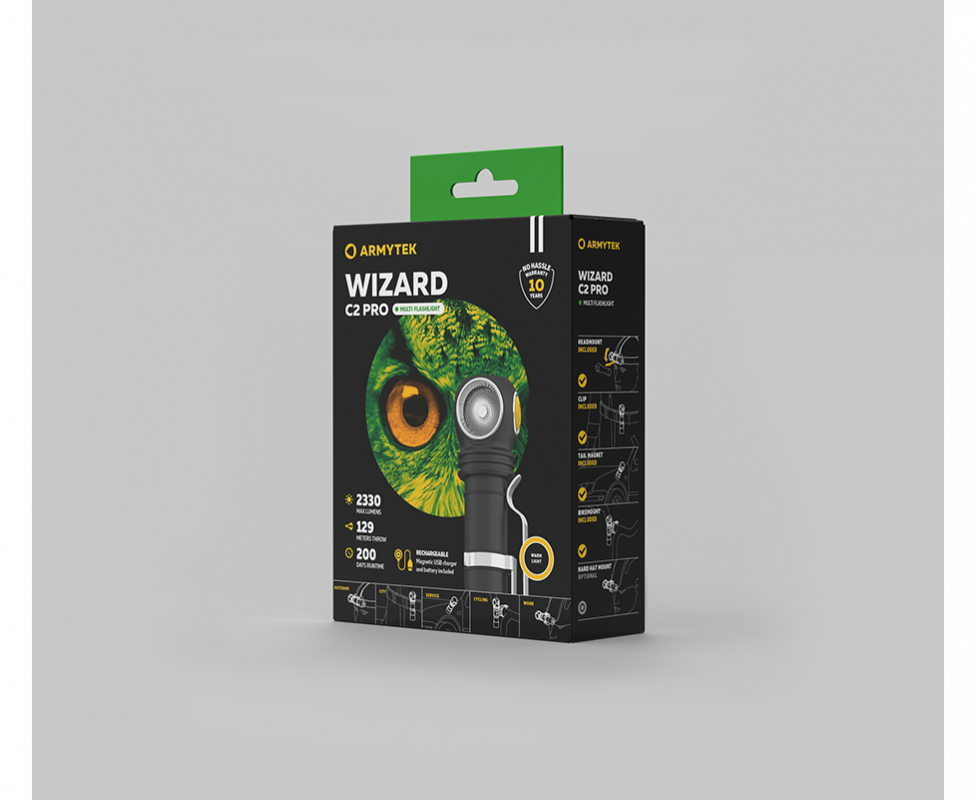 Фонарь Armytek Wizard C2 Pro Теплый