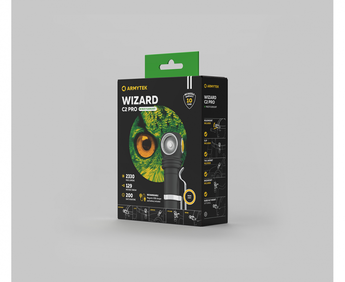 Фонарь Armytek Wizard C2 Pro Теплый