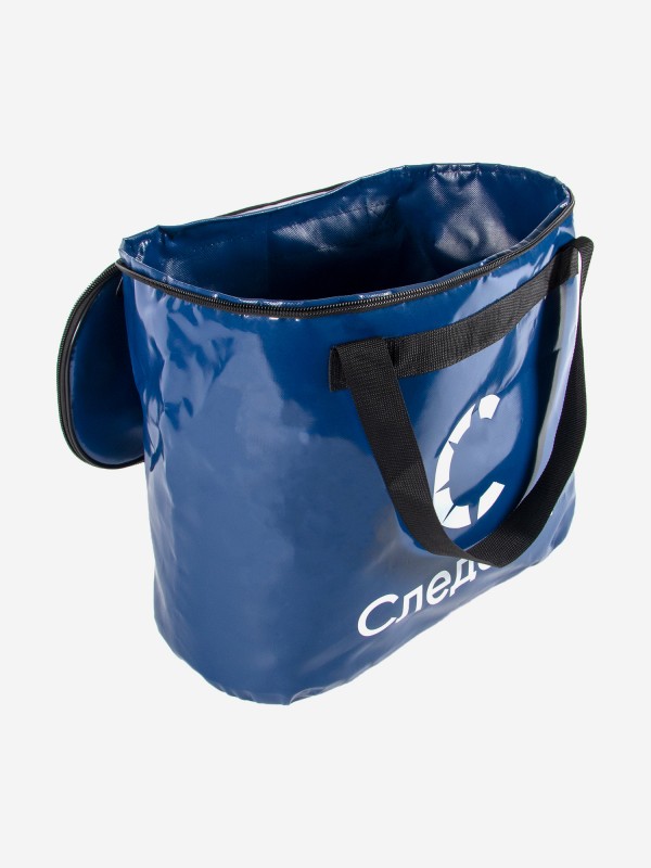 Сумка с крышкой "СЛЕДОПЫТ" для рыбы, ПВХ, 50х24х40см, цв. синий PF-FB-08