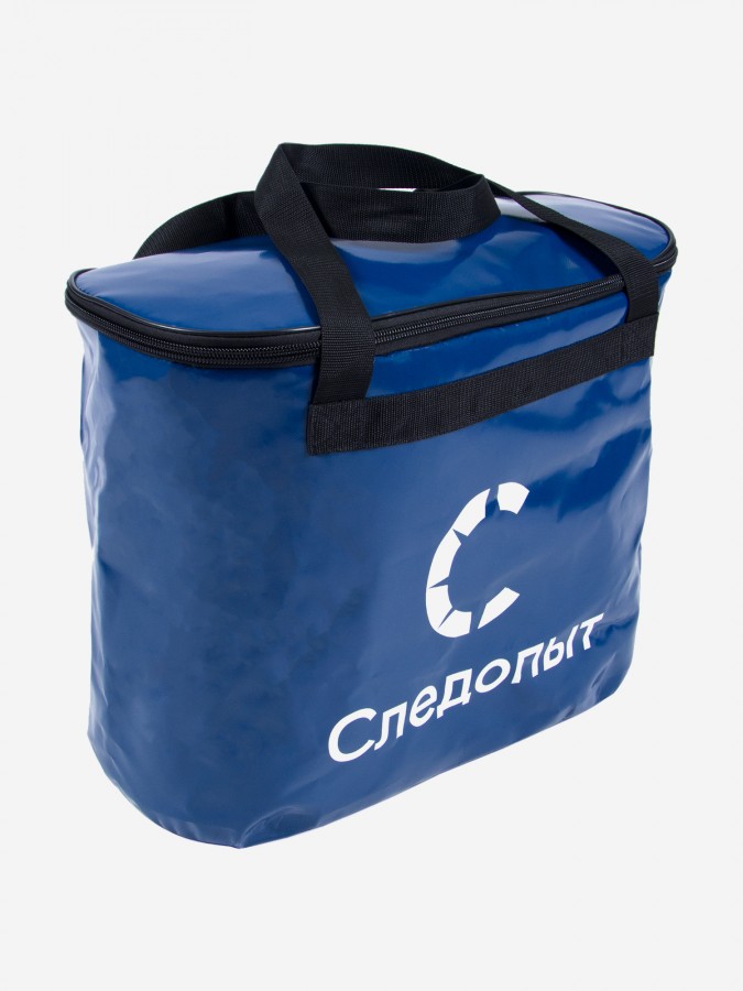 Сумка с крышкой "СЛЕДОПЫТ" для рыбы, ПВХ, 50х24х40см, цв. синий PF-FB-08