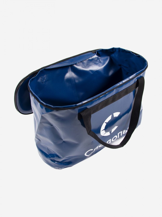 Сумка с крышкой "СЛЕДОПЫТ" для рыбы, ПВХ, 60х24х40см, цв. синий PF-FB-06