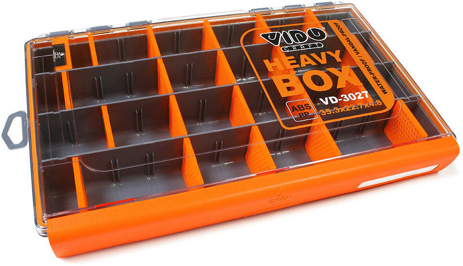 Коробка для приманок VD-3027 HEAVY BOX, размер 35.3х22.7х4.8 см