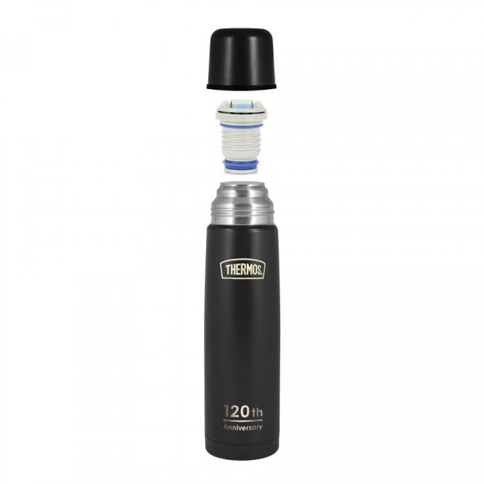 Термос THERMOS FBB-1000 GOLD 1L (материал - нержавеющая сталь, цвет чёрный, объём 1л)