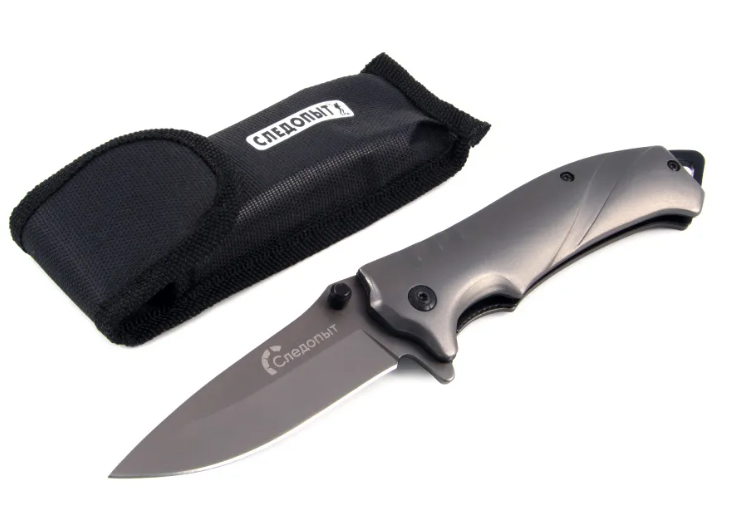 Нож туристический "СЛЕДОПЫТ", дл. клинка 85 мм, в чехле PF-PK-10