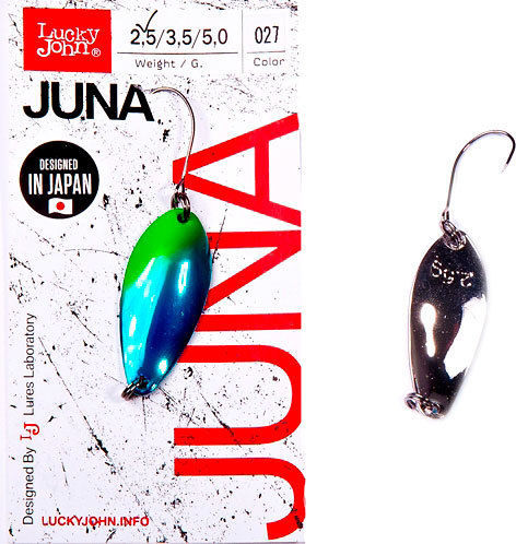 Блесна колеб. Lucky John JUNA длин. 30мм/02.5г