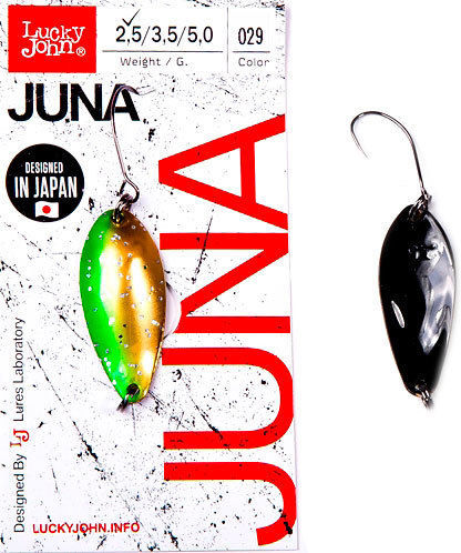 Блесна колеб. Lucky John JUNA длин. 33мм/03.5г