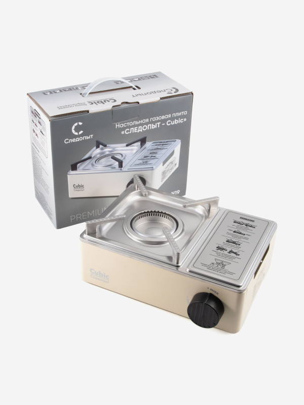 Плита наст. газовая "СЛЕДОПЫТ Premium-CUBIC" PF-GST-N19