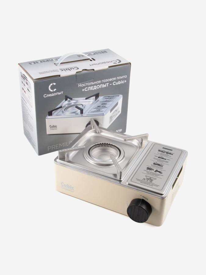 Плита наст. газовая "СЛЕДОПЫТ Premium-CUBIC" PF-GST-N19