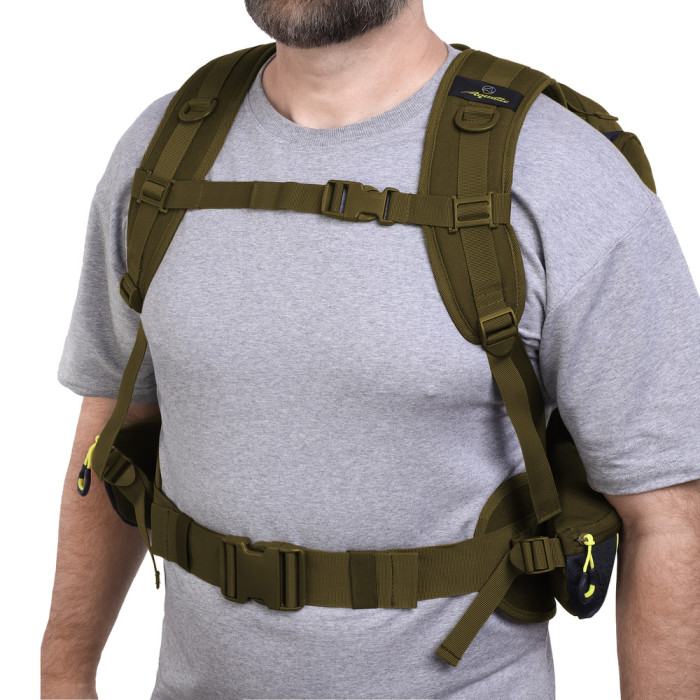 Рюкзак для рыбалки и охоты Aquatic Р-30ХC (цвет:хаки/синий, 30л)