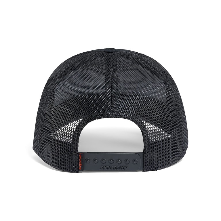 Кепка Grundens Bass Patch Trucker (Black, One Size)