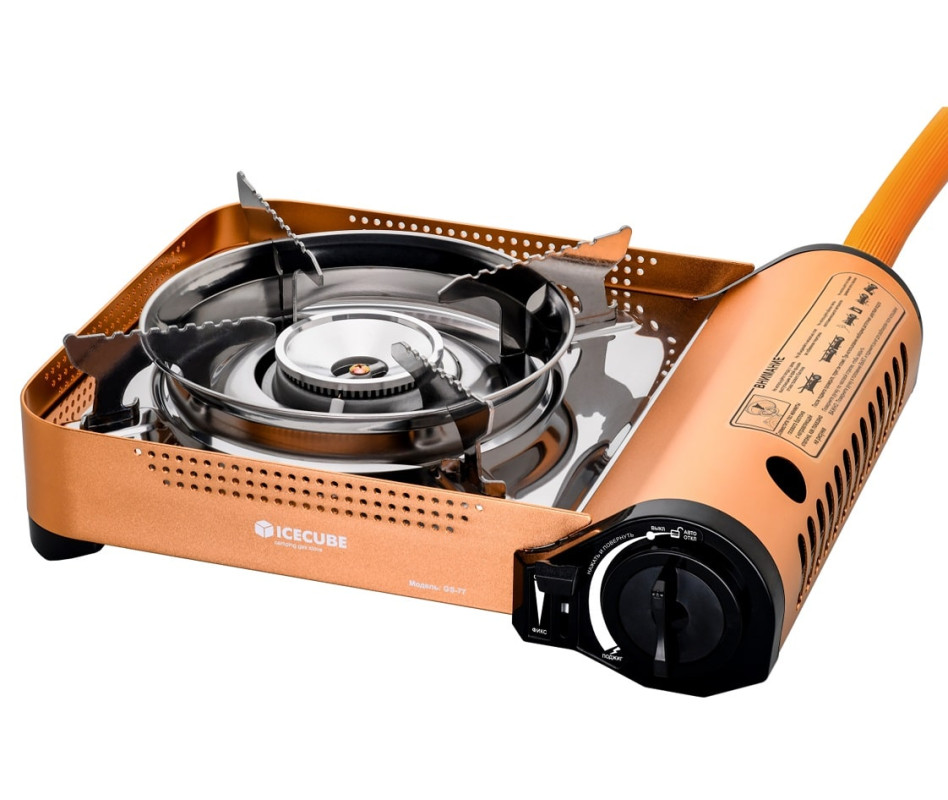 Плита газовая туристическая ICE CUBE GS-77, 3.5кВт, 230г/ч