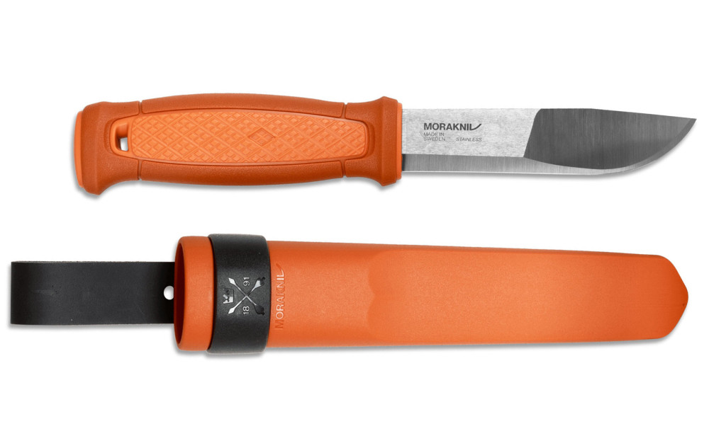 Нож туристический Morakniv Kansbol Burnt Orange с мульти креплением нерж.сталь (темно-оранжевый)