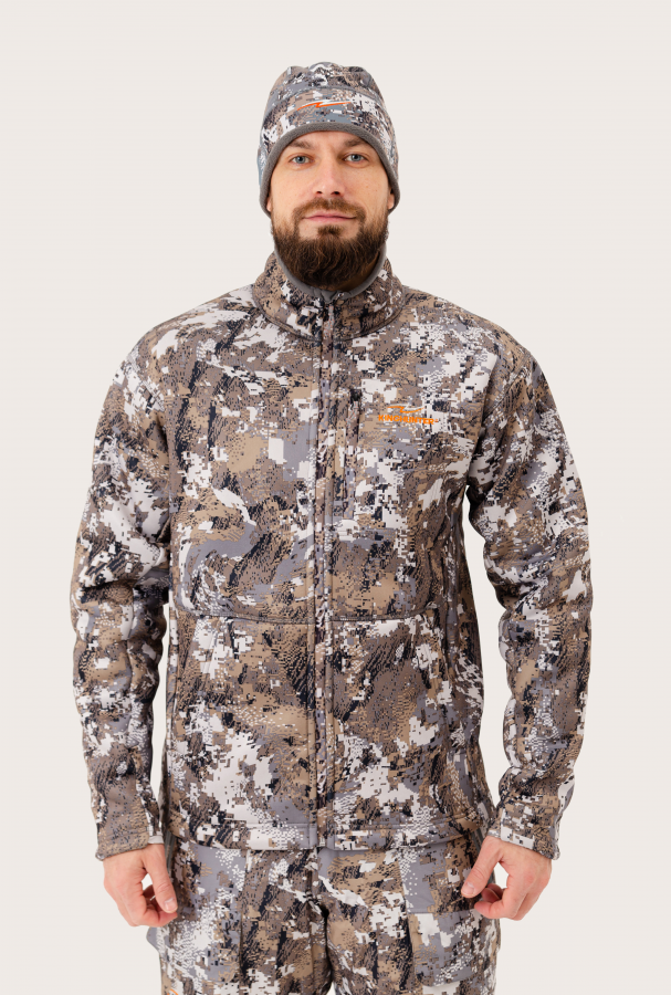 Куртка флисовая King Hunter JACKET (Camo Snow )