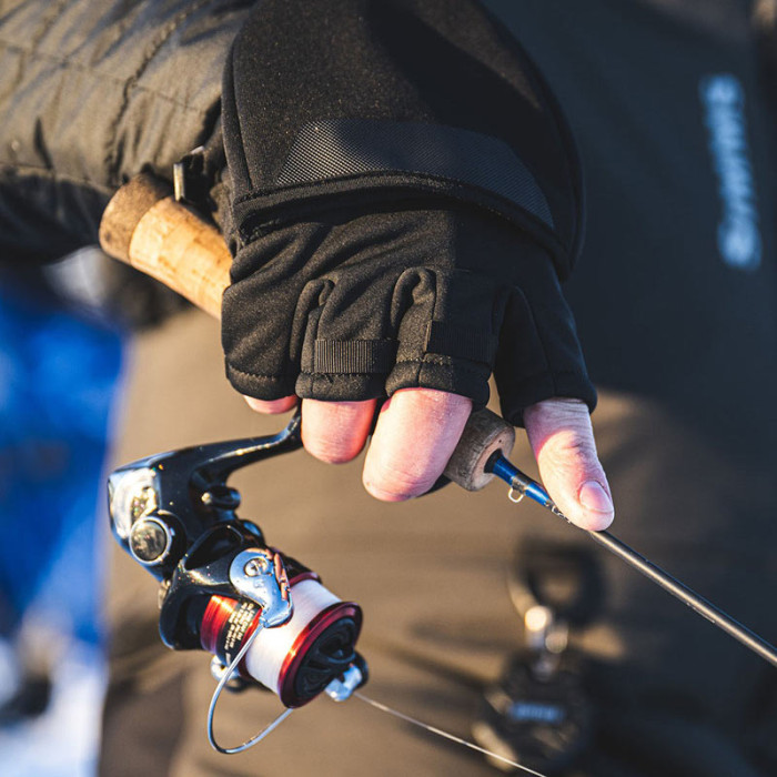 Рукавицы Simms Windstopper Foldover Mitt (Black,)