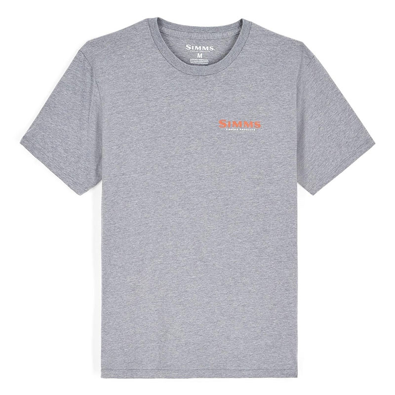 Футболка Simms Bass Ruler T-Shirt (Athletic Heather)
