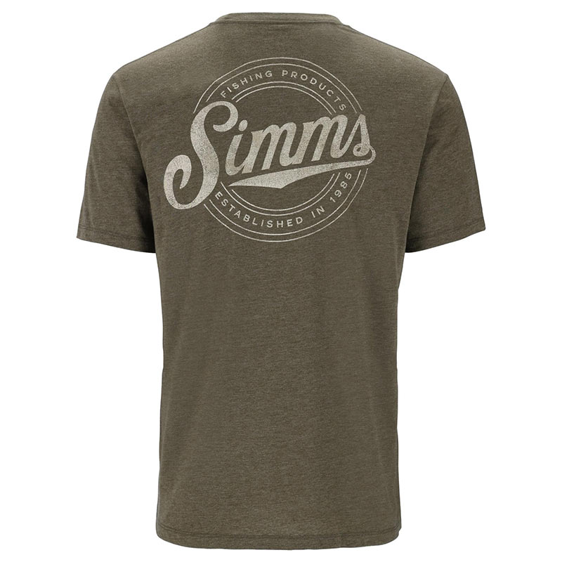 Футболка Simms Circle Lockup T-Shirt (Military Heather)