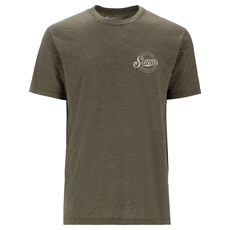 Футболка Simms Circle Lockup T-Shirt (Military Heather)