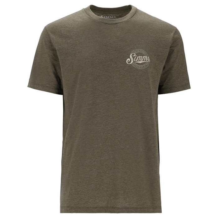 Футболка Simms Circle Lockup T-Shirt (Military Heather)