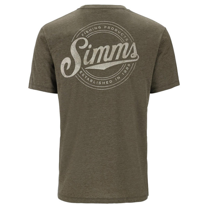 Футболка Simms Circle Lockup T-Shirt (Military Heather)